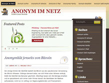Tablet Screenshot of anonym-im-netz.com